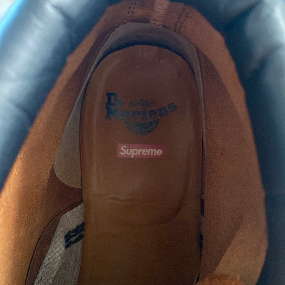 Supreme x Dr. Martens collaboration leather lace-up boots excellent condition - Picture 7 of 9